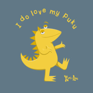 Mens T shirt - Kiri and Lou | I Do Love My Puku! Design