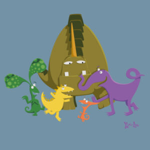 Denim tote bag - Kiri and Lou | Let's dance! Design