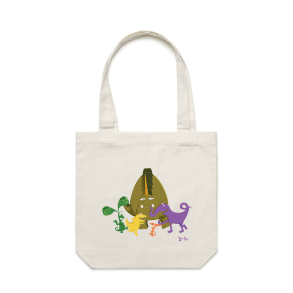 Canvas tote bag - Kiri and Lou | Let's dance! Thumbnail