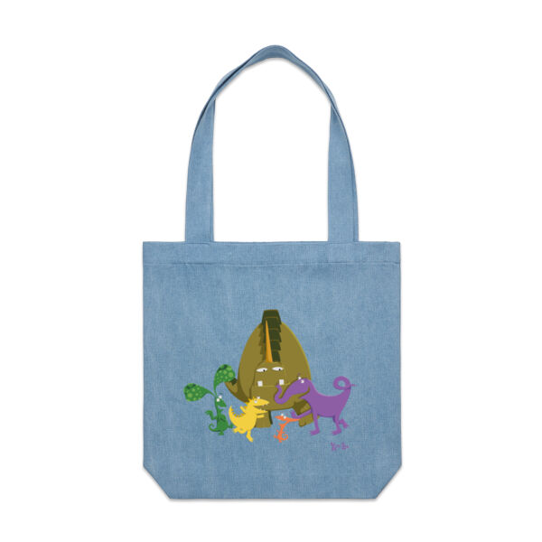 Denim tote bag - Kiri and Lou | Let's dance! Thumbnail